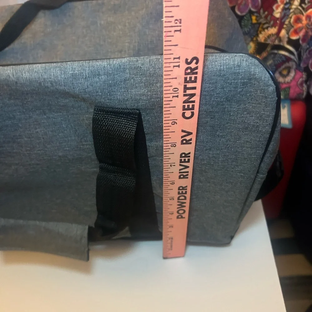 Broncos Gray Sports Duffel/gym/ overnight Bag